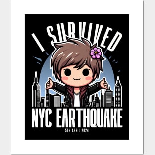 I Survived The NYC Earthquake 2024 Posters and Art